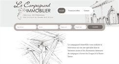 Desktop Screenshot of lecampagnard-immobilier.com