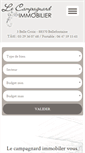 Mobile Screenshot of lecampagnard-immobilier.com